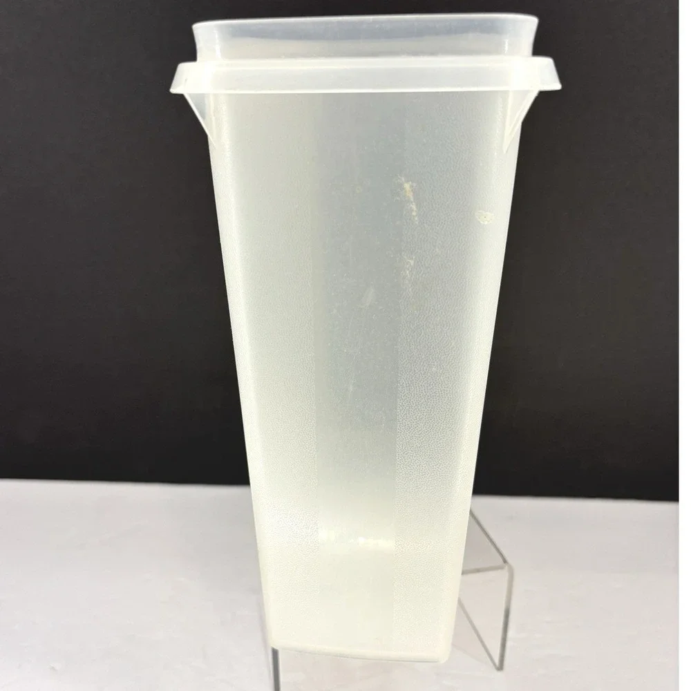 Vintage Tupperware Cereal Keeper 469-20 Sheer Clear 13 Cup Storage No Lid USA